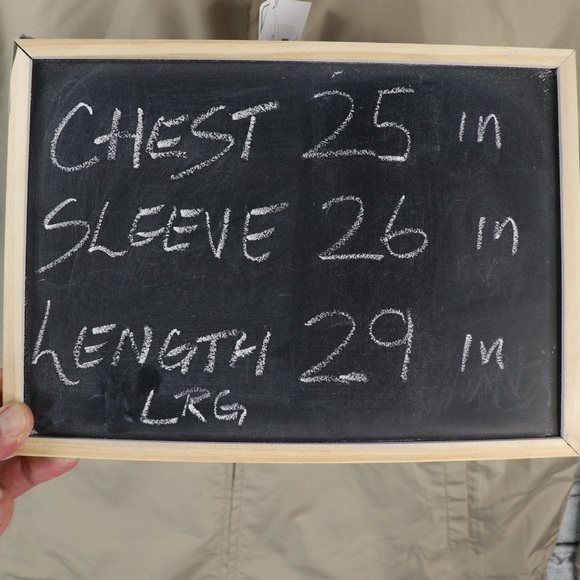 North End Men's Large Putty Jacket with Navy Blue Water Resistant Windbreaker - Picture 11 of 15